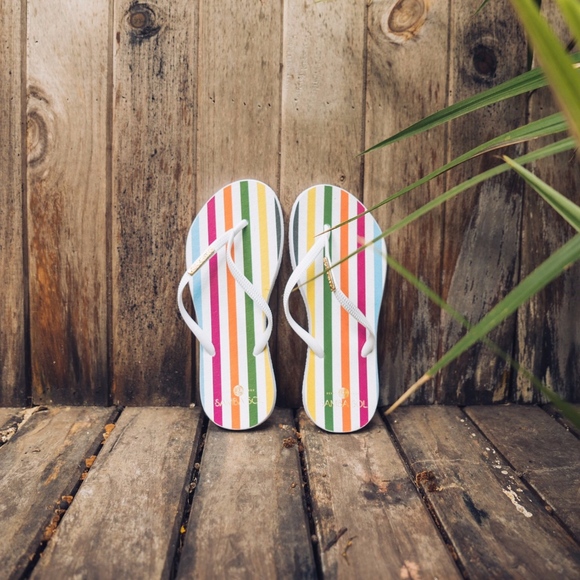 Samba Sol Women’s Paradigm Fashion Flip Flops - Picture 1 of 4